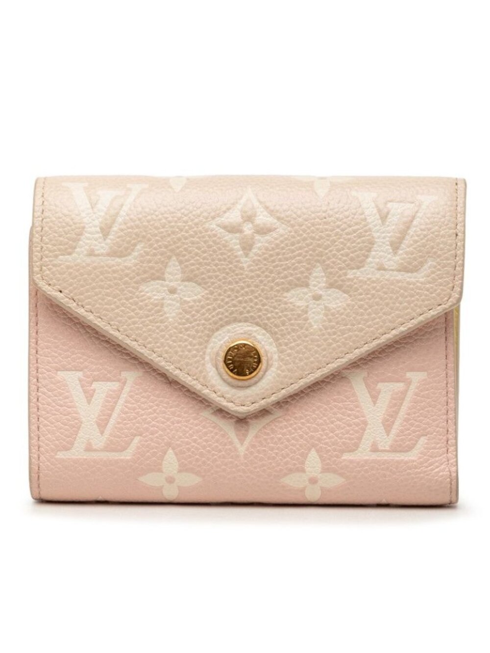 Louis Vuitton Monogram Empreinte Portefeuille Victorine Bifold Wallet Rose